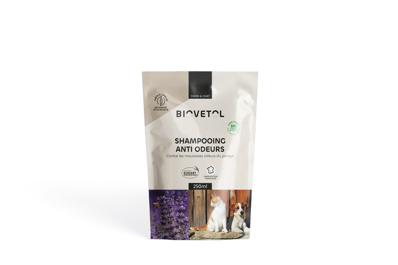 Biovetol - Shampoing Anti-Odeurs Bio (recharge écologique)