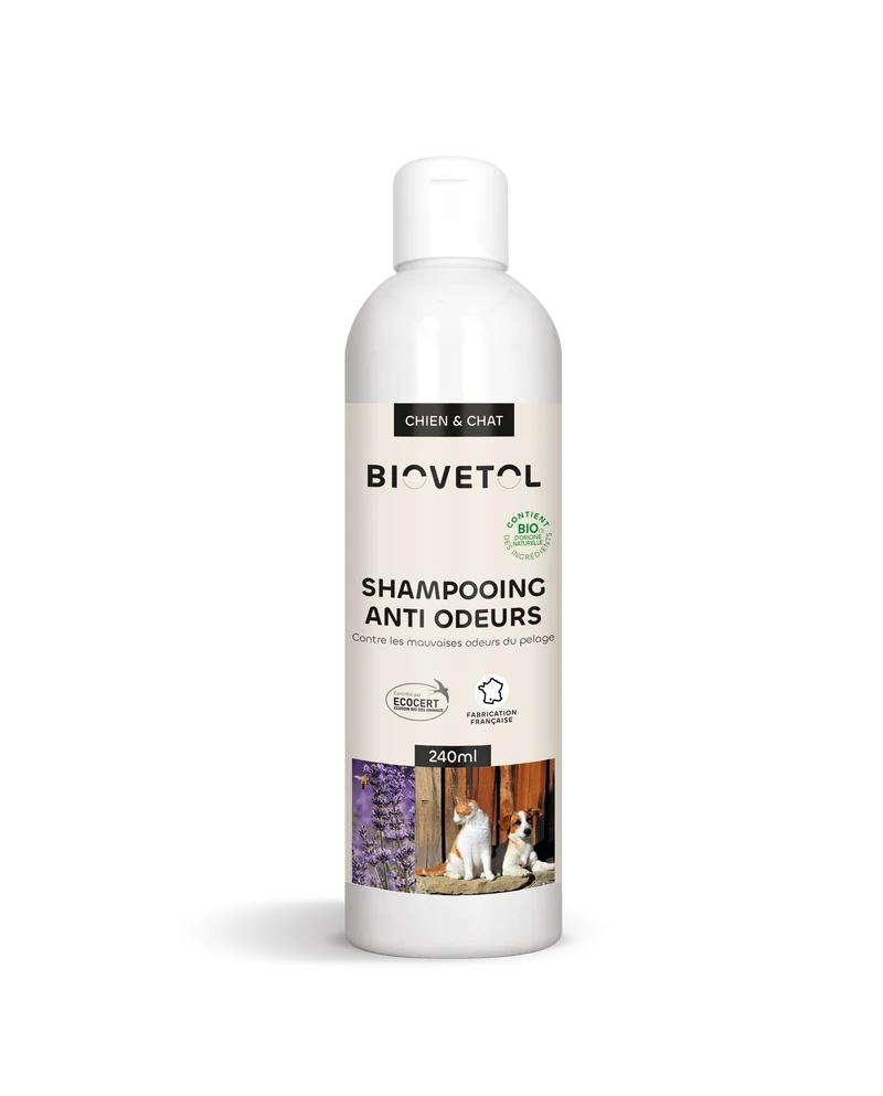 Biovetol - Shampoing Anti-Odeurs Bio