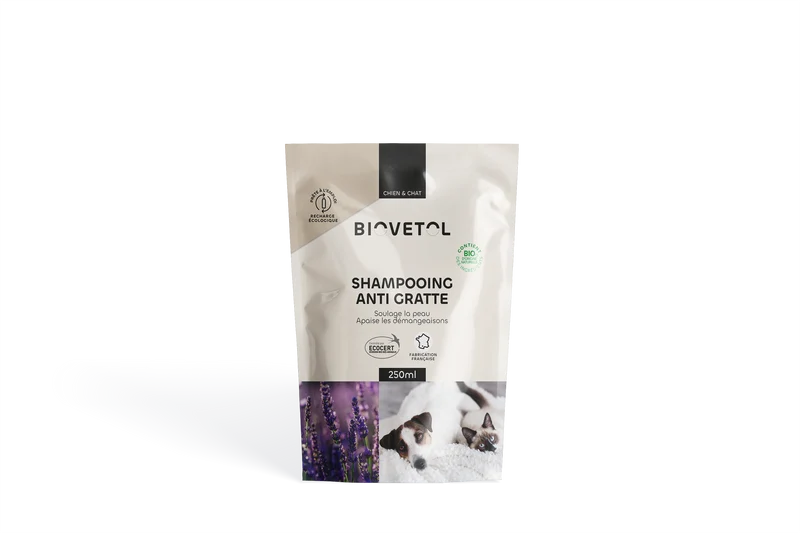 Biovetol - Shampoing Anti-Démangeaisons Bio (recharge écologique)