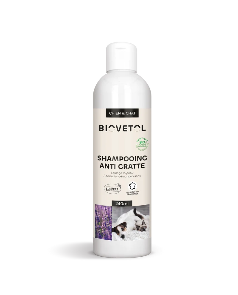 Biovetol - Shampoing Anti-Démangeaisons Bio