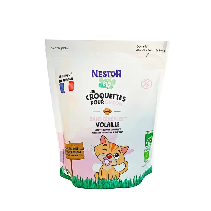 Croquettes Bio à la Volaille Chaton