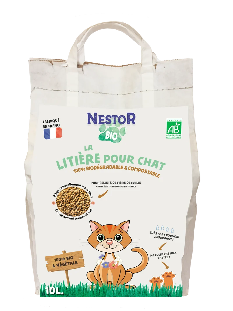 Nestor - Litière Désodorisante 100% Bio et Naturelle