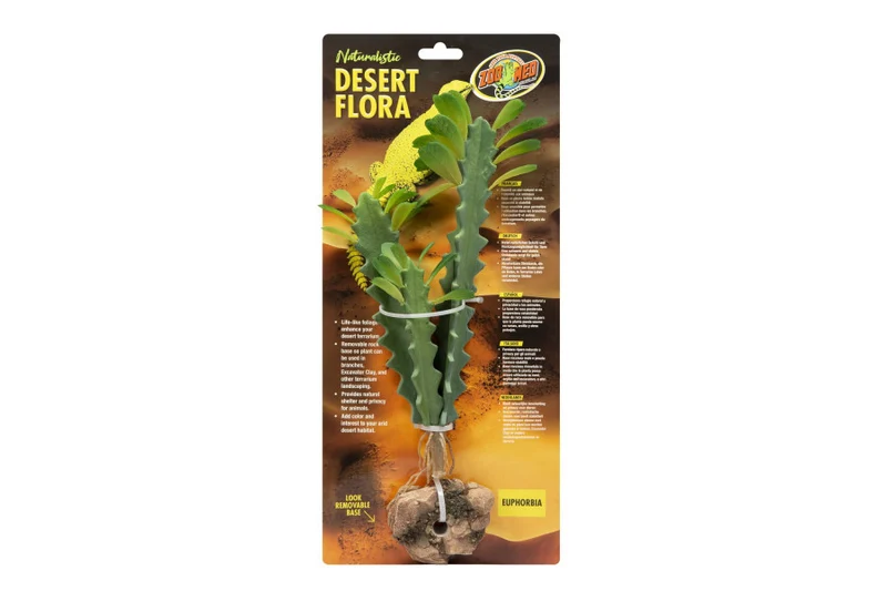 Zoomed Naturalistic Desert Flora - Euphorbia