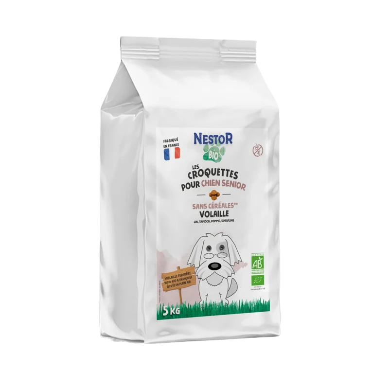 Croquettes Bio à la Volaille Chien Senior