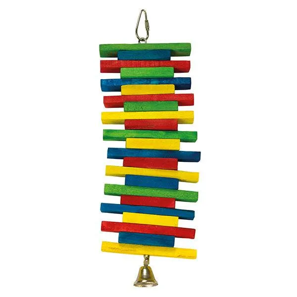 Maderas multicolor-1 campana- 10,5 x 26 cm