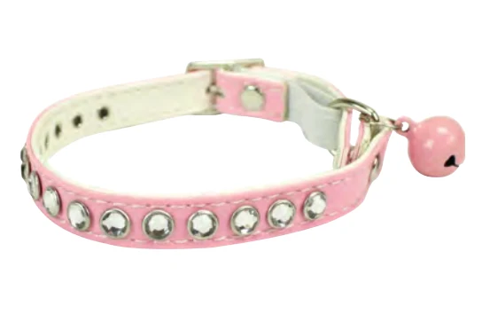 Zamibo Collier Chat Anti-Étranglement Rose