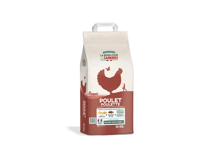 SANDERS Aliment Complet Poulet / Poulette 10kg