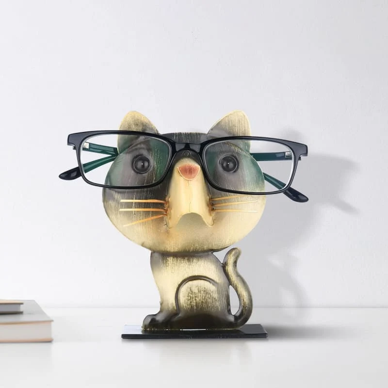 Porte-lunettes statue chat rétro TIKALKAT™