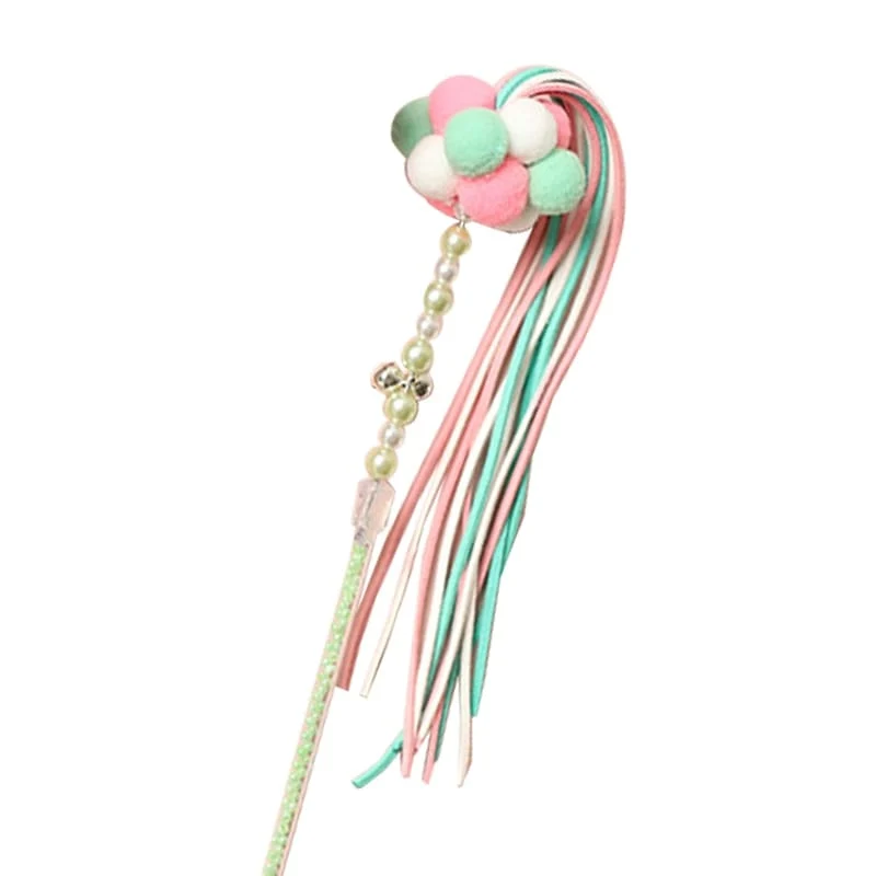 Plumeau pompon à lanières pour chat POMPOMKAT™