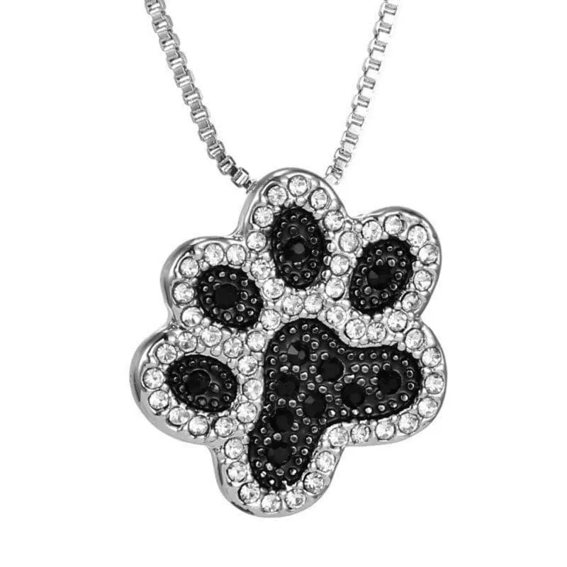 Pendentif coussinets patte de chat brillant JEFEKAT™