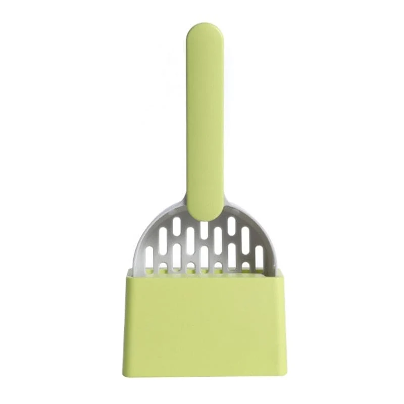 Pelle à litière pour chat avec socle de rangement POOPKAT™