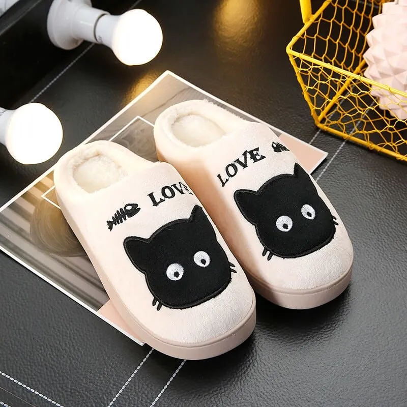 Pantoufles mixtes couple de chat COPLEKAT™