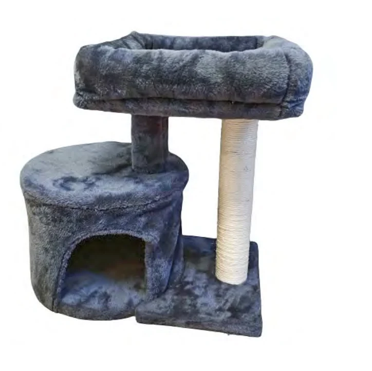 Zamibo Arbre à Chat 1 Niveau Gris