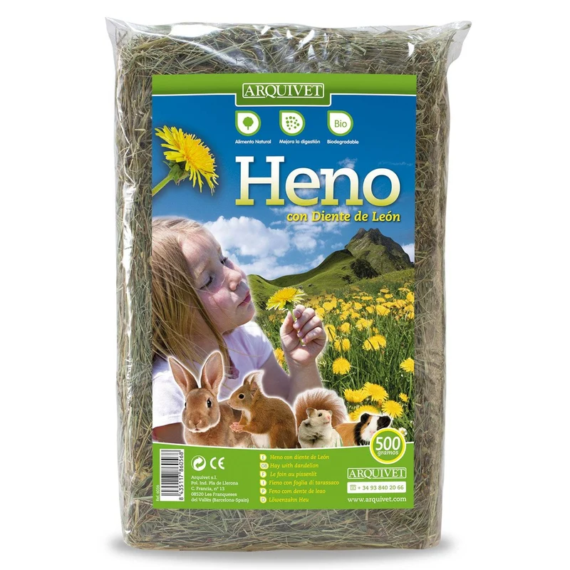 Heno con diente de león 500 gr