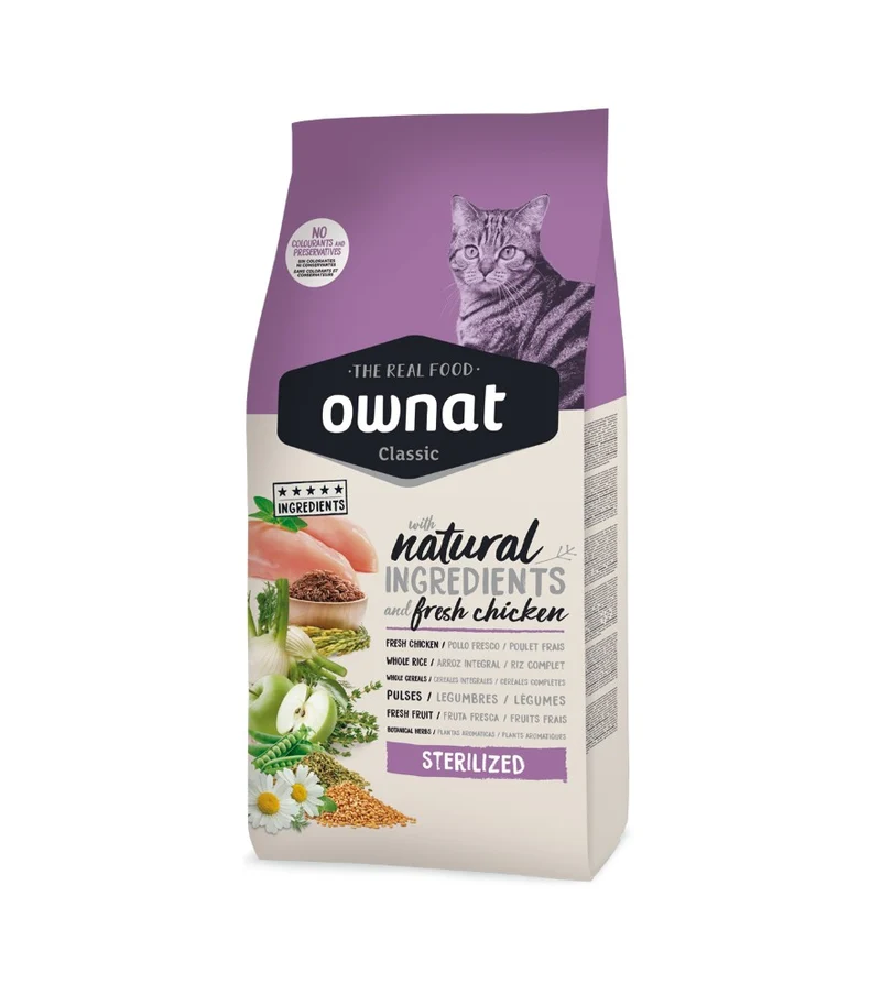 OWNAT Classic Chat Stérilisé 15kg