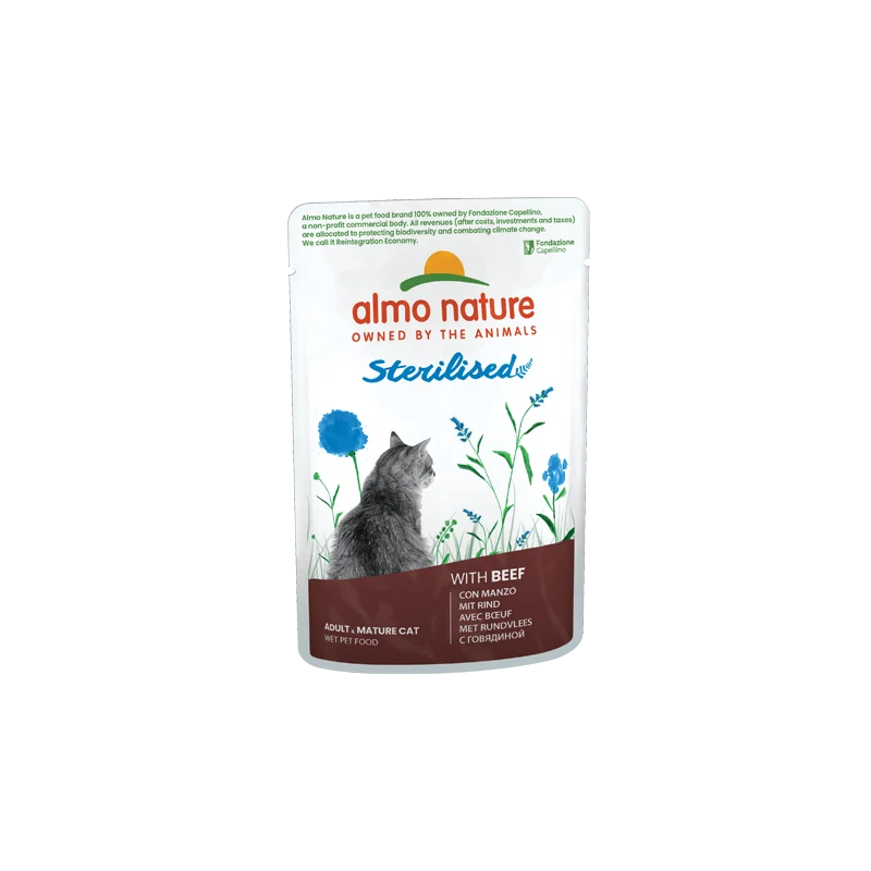 ALMO NATURE Holistic Functional Sterilised Boeuf 70g