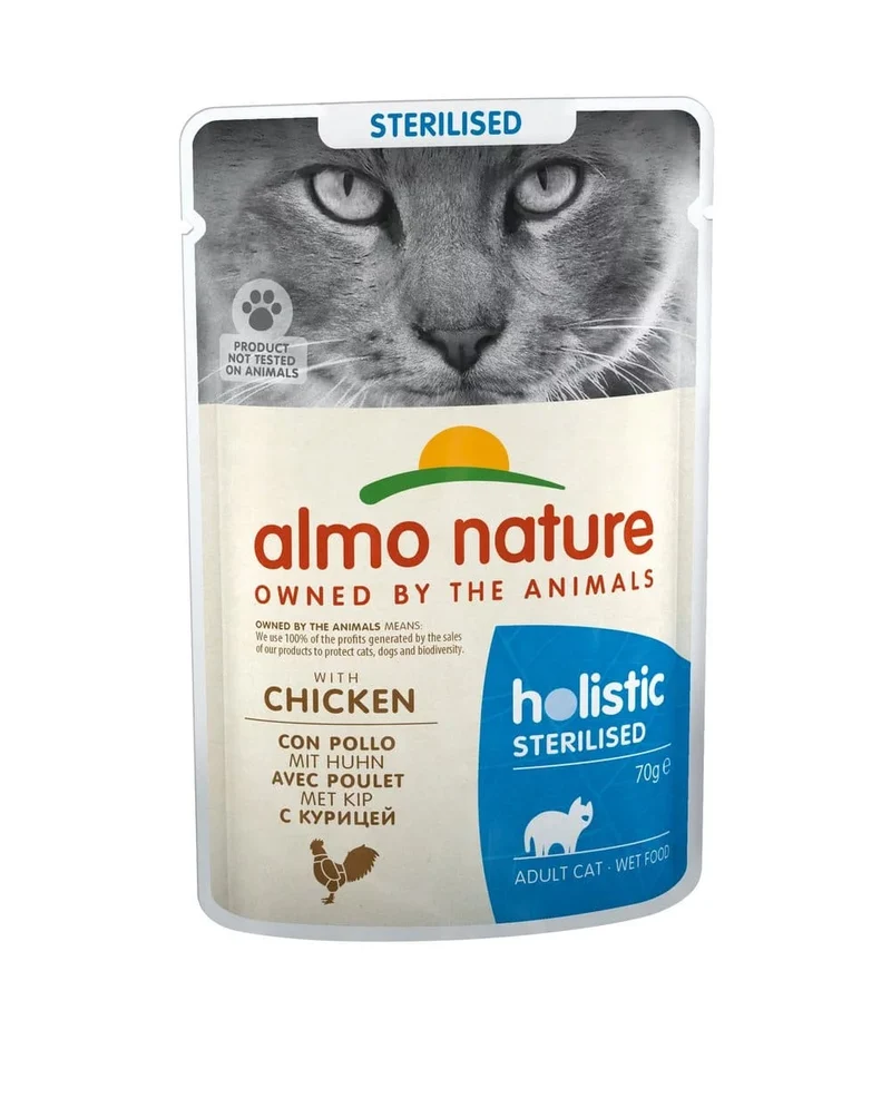 ALMO NATURE Holistic Functional Sterilised Poulet 70g