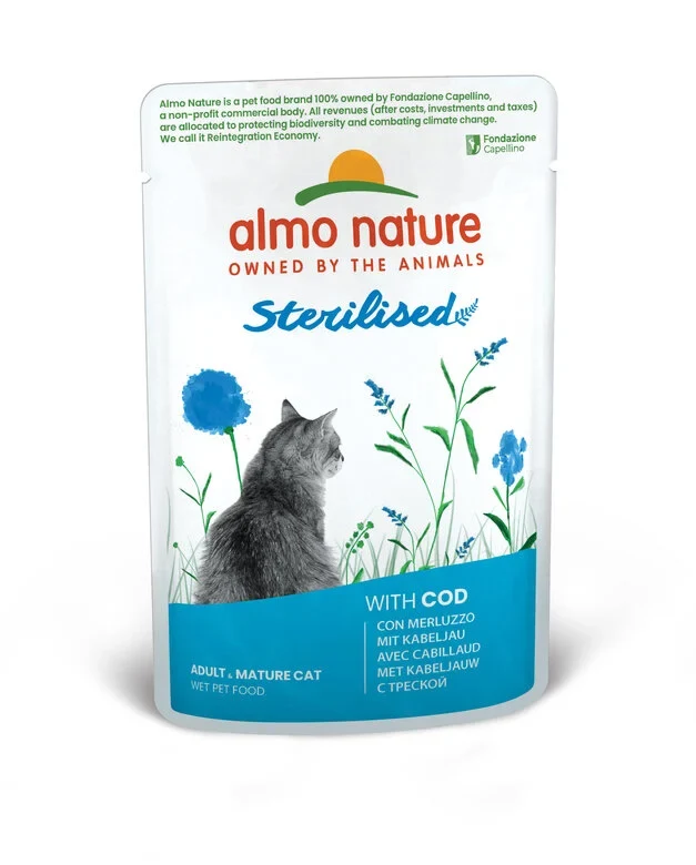 ALMO NATURE Holistic Fonctionnel Cabillaud 70g
