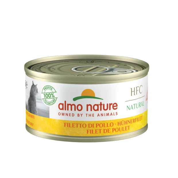 ALMO NATURE HFC Natural Filet de Poulet Chat 70g
