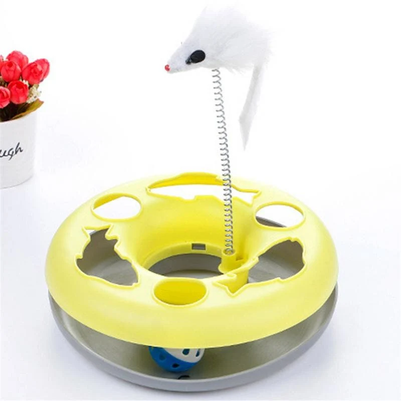 Tunnel circulaire interactif balle et souris pour chat SLYDEKAT™