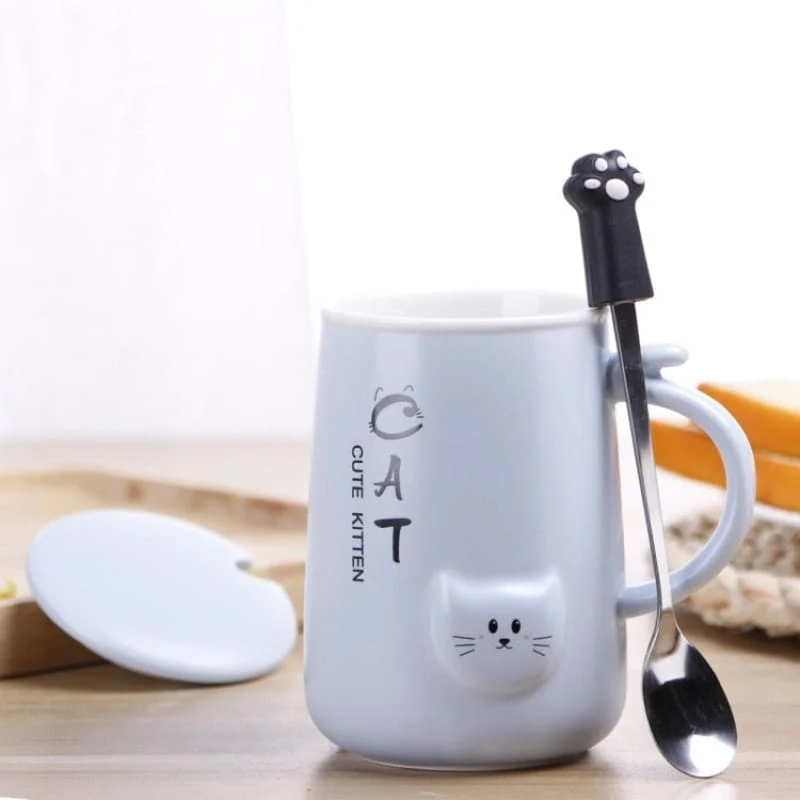Mug chaton Patte dressée de 400 mL DRINKAT™