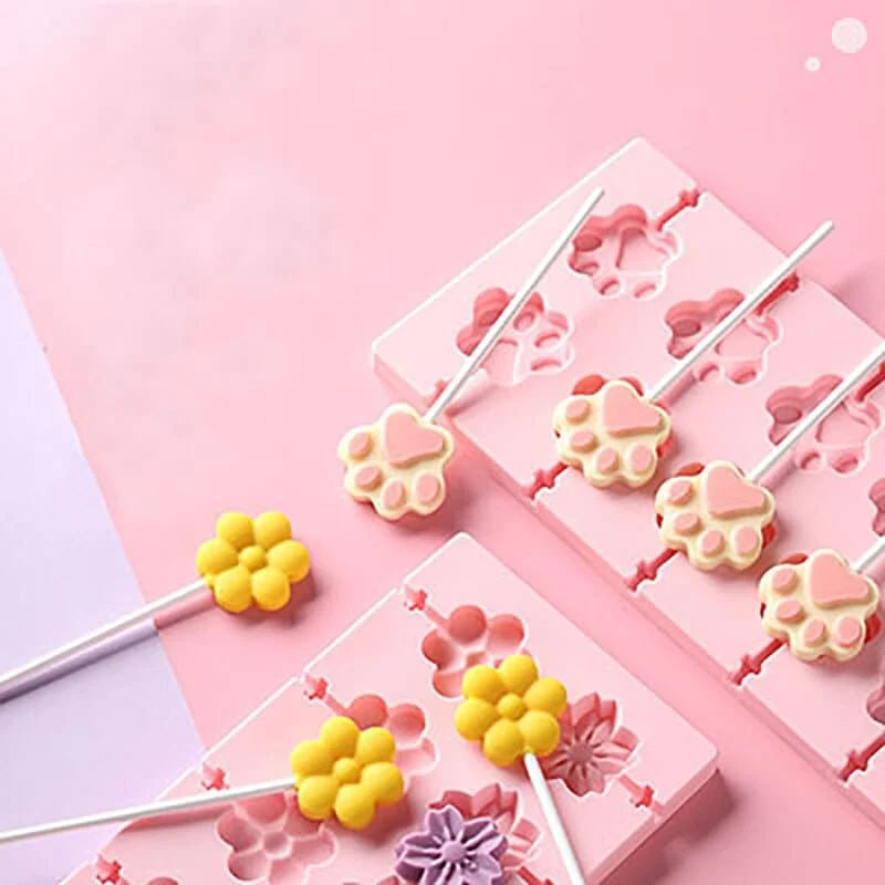 Moule à sucettes en silicone patte de chat LOLLIKAT™