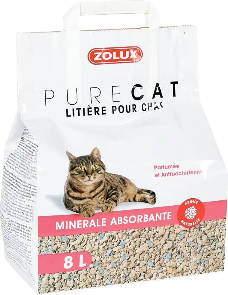 ZOLUX Litière PureCar Minérale Absorbante 8L