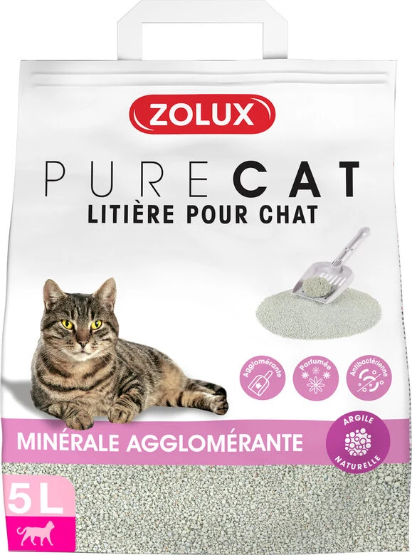 ZOLUX Litière PureCat Agglomérante Parfumée 5L