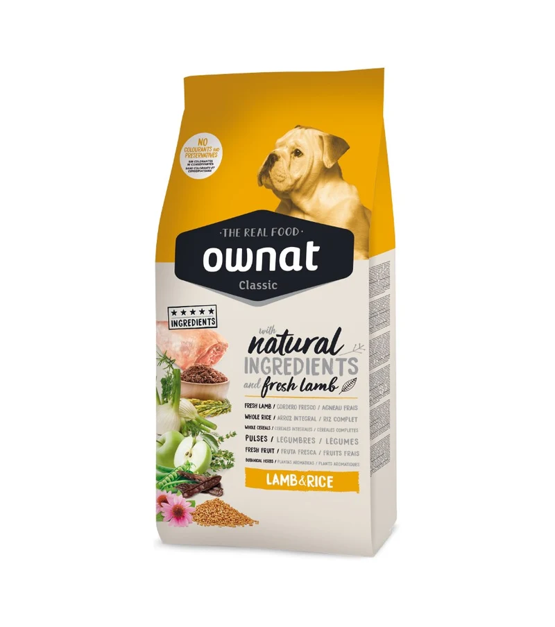 Ownat Classic Lamb & Rice 20kg