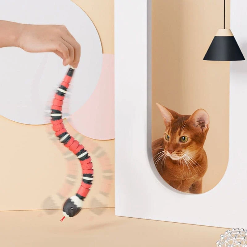 Jouet interactif en forme de serpent pour chat SNAKEKAT™