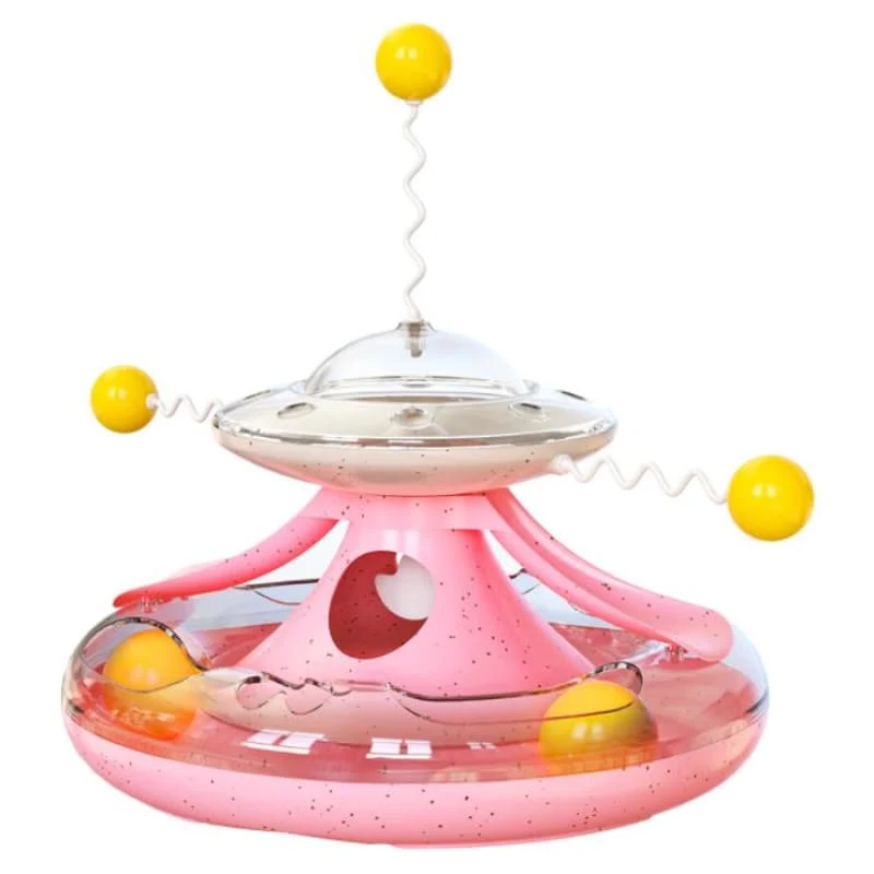Jouet à plateaux rotatif 2 en 1 pour chat TRUMBLKAT™