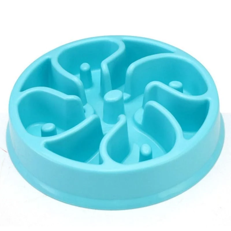 Gamelle ronde Anti-glouton pour chat COULORKAT™