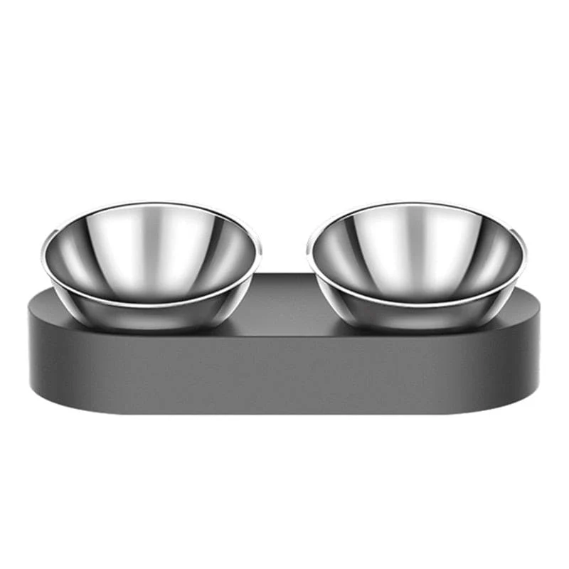 Double gamelles pour chat design contemporain HIGYHKAT™