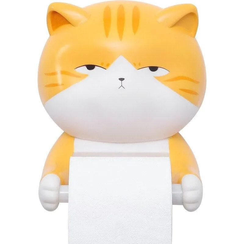 Distributeur papier toilette mural chat kawaii ROLSYKAT™