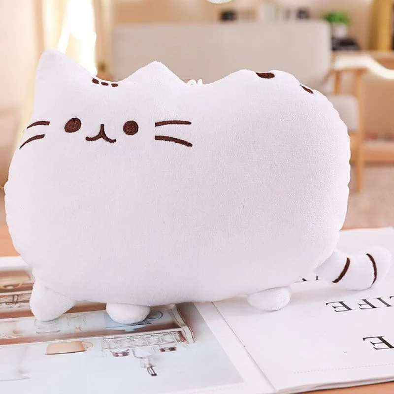 Coussin peluche chat kawaii pour câlin KAOWKAT™