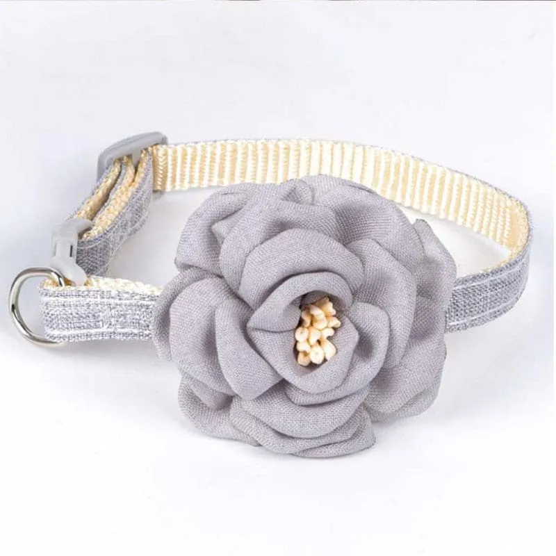Collier motif de rose pour chat ROSESKAT™