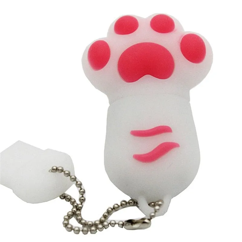 Clé usb 2.0 patte de chat pendentif GEEKAT™