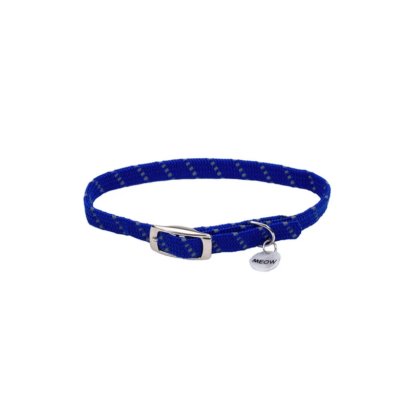 ELASTACAT Chat Collier Nylon 3/8x10" Bleu