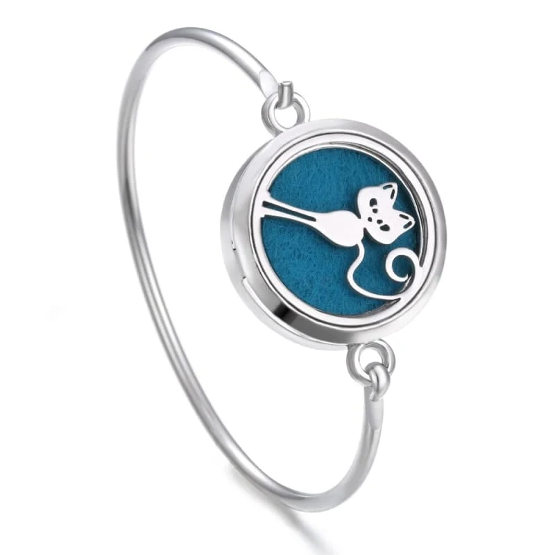 Bracelet aromathérapie médaillon chat BANGEKAT™