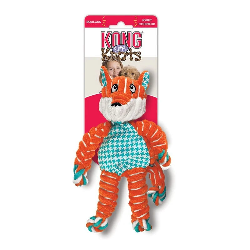 Jouet KONG Floppy Knots renard
