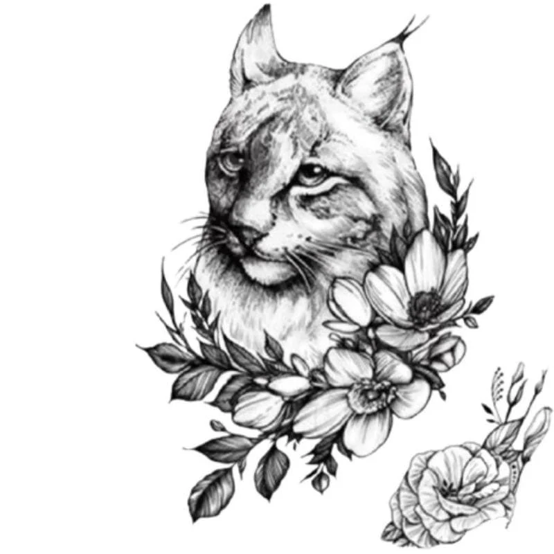 Tatouage Chat Lynx LYNXIKAT™