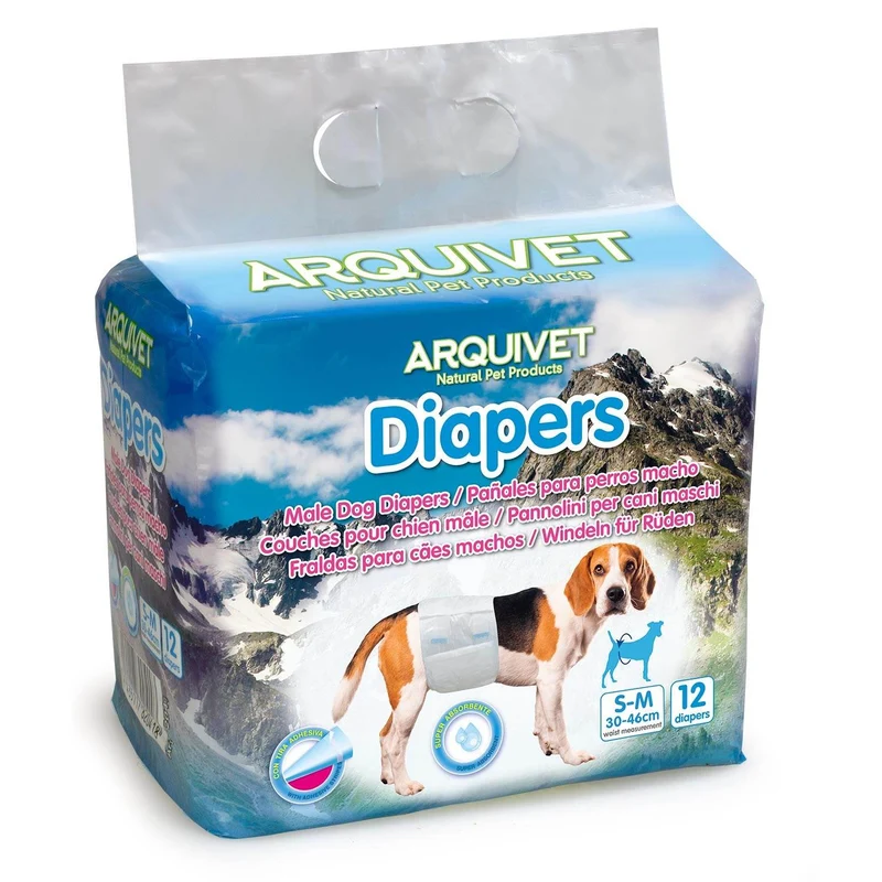 Pañales para perro macho