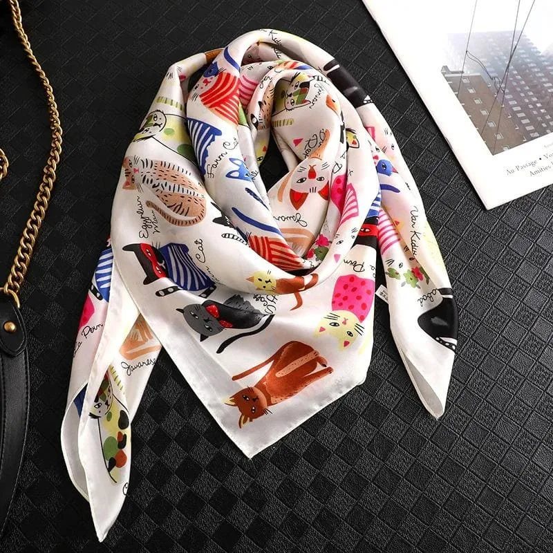 Foulard Chat Blanc SUMMYKAT™