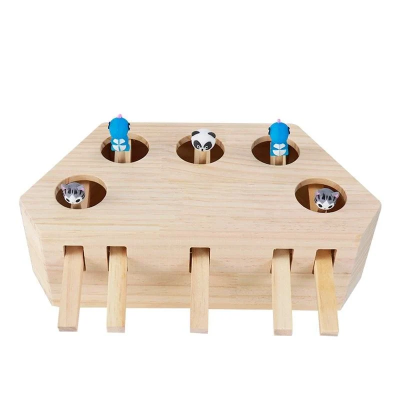 Jouet intéractif Bois Chat BOXOKAT™
