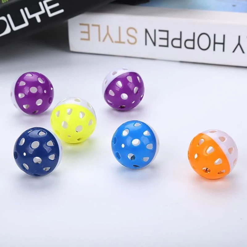 Jouet intéractif Balle Chat Croquette RATTKAT™ (Lot de 6)