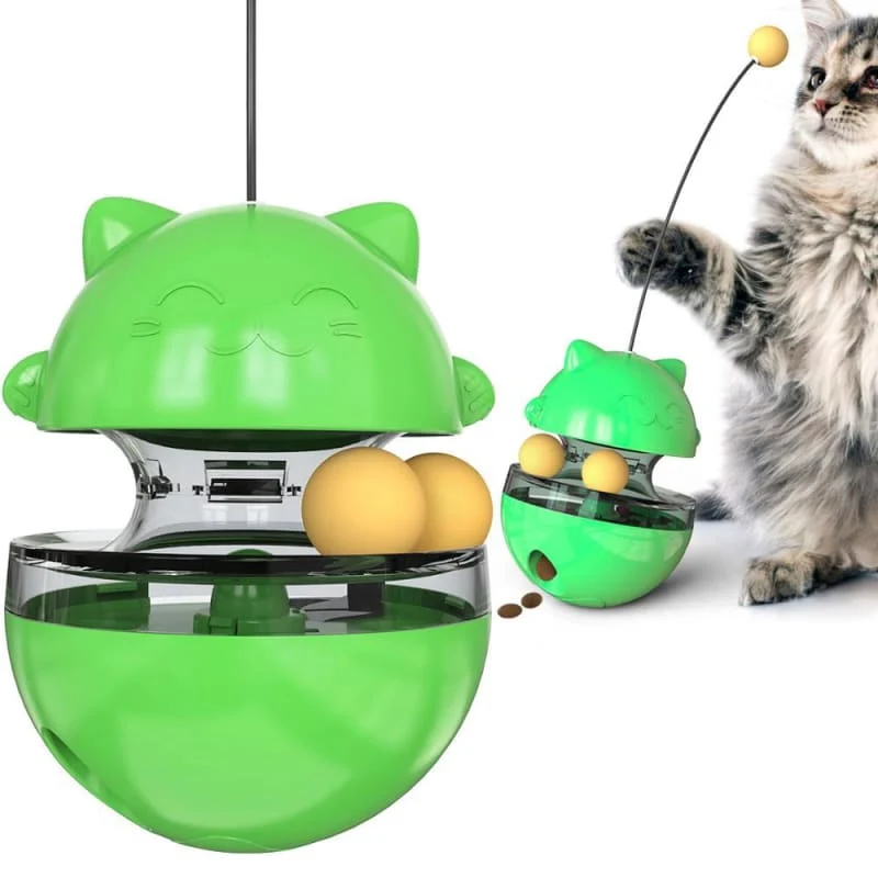 Jouet intéractif Balle Distributeur De Croquette Chat HAAKAT™