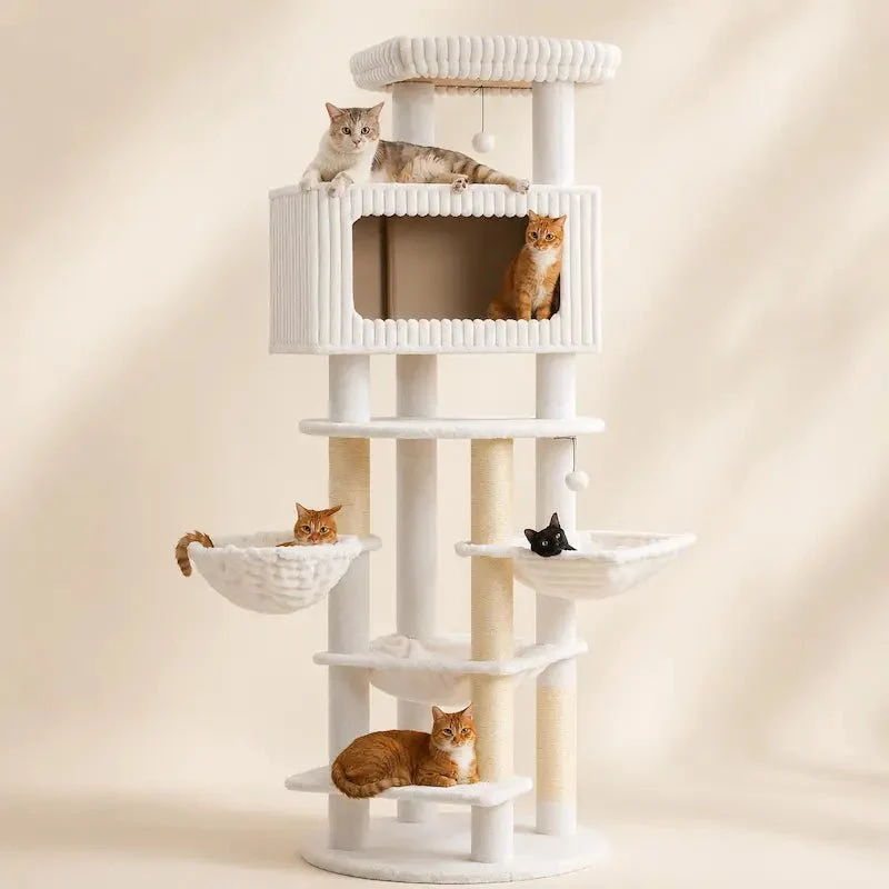 Arbre à chat condo spacieux - Confort XXL | Feliora