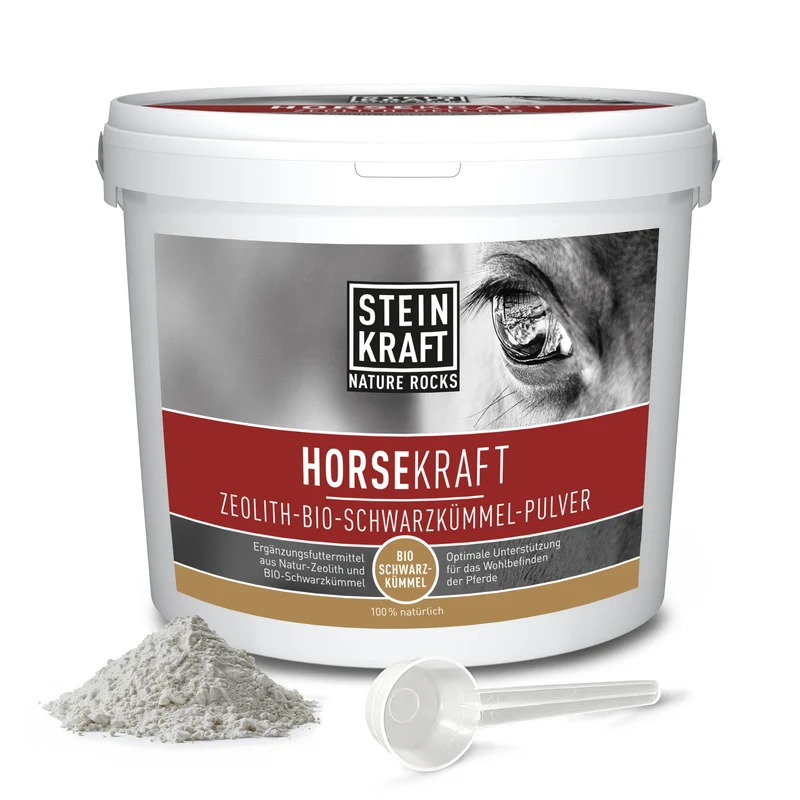 HORSEKRAFT Zeolith BIO Schwarzkümmel Pulver 4kg