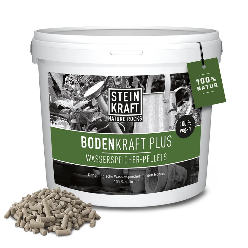 BODENKRAFT PLUS Wasserspeicher Pellets mit Zeolith+Vermiculit 5,5kg