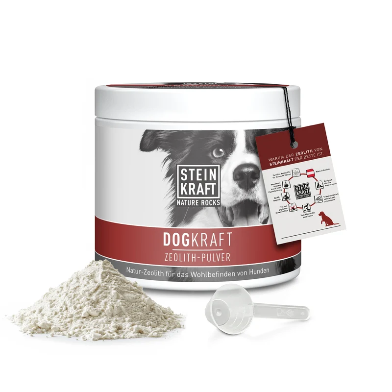 ZEOLITH Pulver für Hunde - DOGKRAFT von Steinkraft